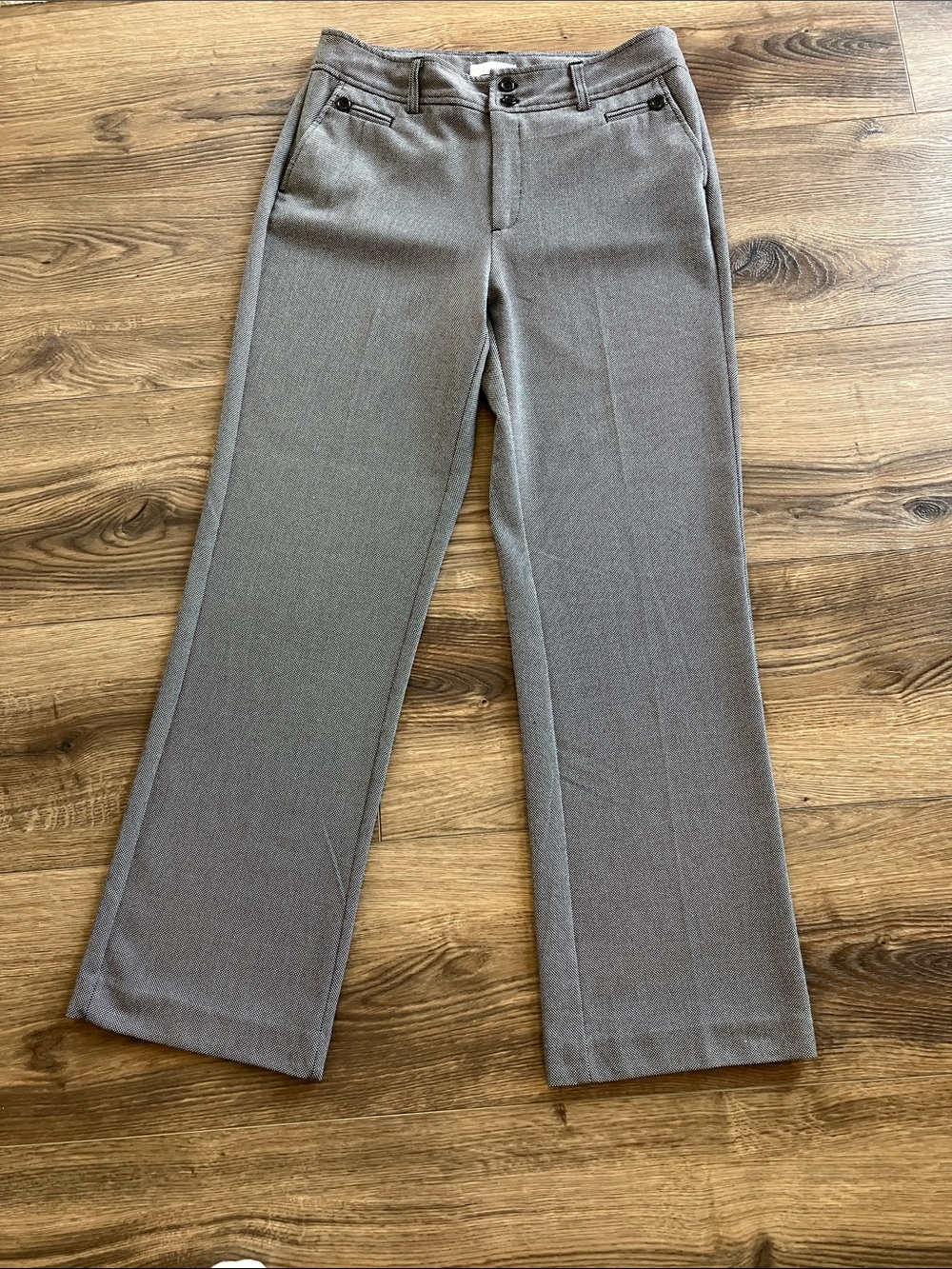 Christopher & Banks Gray Women's Straight-Leg Dress Pants